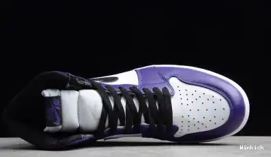 PURPLE 555088-500 HIGH 1 AIR COURT JORDAN 0529